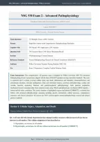 NSG 530 EXAM 2 ACTUAL EXAM 2026&sol;2027 &vert; Advanced Pathophysiology &vert; Wilkes University &vert; Complete Guide with Verified Answers &vert; Pass Guaranteed - A&plus; Graded&NewLine;&NewLine;