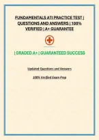 Fundamentals Ati Practice Test &vert; Questions And Answers &vert; 100&percnt; Verified &vert; A&plus; Guarantee&NewLine;&NewLine;