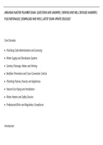 Arkansas Master Plumber Exam&ndash; Questions And Answers &vert; Verified And Well Detailed Answers &vert;&NewLine;Plus Rationales &vert; Download And Pass &vert; Latest Exam Update 2026&sol;2027