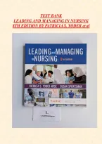 Leading and Managing in Nursing 8th Edition Test Bank &ndash; 650&plus; Exam Questions with Answers & Rationales &lpar;2026&sol;2027 Latest&rpar; &vert; Instant PDF Download