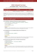 NFHS VOLLEYBALL ACTUAL EXAM 2026&sol;2027 &vert; Latest Test with 100&percnt; Correct Answers &vert; Verified Solutions &vert; Pass Guaranteed - A&plus; Graded&NewLine;&NewLine;