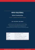 NFHS VOLLEYBALL ACTUAL EXAM VERSION 2 2026&sol;2027 &vert; Questions & Verified Answers &vert; 100&percnt; Correct &vert; Pass Guaranteed - A&plus; Graded&NewLine;&NewLine;