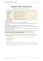 NFHS VOLLEYBALL ACTUAL EXAMS 2026&sol;2027 &vert; Complete Study Bundle &vert; Questions & Verified Answers &vert; 100&percnt; Correct &vert; Pass Guaranteed - A&plus; Graded