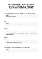 Electrolysis Ibec&plus;Laser State Board&NewLine;Practice Test Updated Actual Exam&NewLine;Questions And Correct Answers&NewLine;