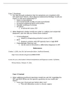 NUA 5950&vert; Module 5 Case Study Shala Williams&vert; With complete solution&vert; Updated RATED A&plus; &vert; Rockhurst University
