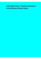 CNA State Exam &ndash; Practice Questions & Certification Study Guide