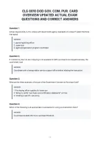 Clg 0010 Dod Gov&period; Com&period; Pur&period; Card Overview Updated Actual Exam Questions And
