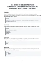 Clg 0010 Dod Gov&period; Com&period; Pur&period; Card&NewLine;Overview Updated Actual Exam&NewLine;Questions And Correct Answers