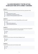 Clg 0010 Dod Governmentwide&NewLine;Commercial Card Exam Updated Actual&NewLine;Questions With Correct Answers