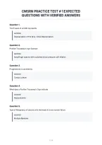 Cmsrn Practice Test &num; 1 Expected&NewLine;Questions With Verified Answers
