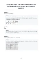 Comptia Cloud&plus; Cv0-004 Exam Preparation&NewLine;Guide Expected Questions With Verified&NewLine;Answers