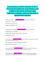 Cs 6238 Midterm Newest 2026-2027 Actual Exam With Complete 75 Questions And Correct Detailed Answers &lpar;100&percnt; Verified Answers&rpar; Already Graded A&plus; Professor Verified