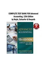 Advanced Accounting Test Bank &lpar;12th Edition&rpar;