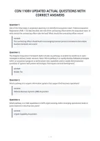 Con 1100V Updated Actual Questions With&NewLine;Correct Answers