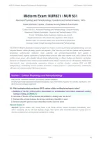 NUR 631 MIDTERM ACTUAL EXAM 2026&sol;2027 &vert; Advanced Physiology & Pathophysiology &vert; Questions & Verified Answers &vert; 100&percnt; Correct Grade A &vert; GCU &vert; Pass Guaranteed - A&plus; Graded&NewLine;&NewLine;