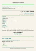 Rasmussen MAT 121 College Algebra Final Exam 2026&sol;2027 &vert; 100 Verified Questions & Answers &vert; Instant Download
