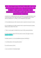 Psyc 210 Final Exam Newest 2026-2027 Actual Exam With Complete 350 Questions And Correct Detailed Answers &lpar;100&percnt; Verified Answers&rpar; Already Graded A&plus; Professor Verified