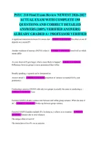 Psyc 210 Final Exam Review Newest 2026-2027 Actual Exam With Complete 150 Questions And Correct Detailed Answers &lpar;100&percnt; Verified Answers&rpar; Already Graded A&plus; Professor Verified