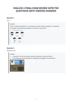 English 2 Final Exam Review Expected&NewLine;Questions With Verified Answers&NewLine;