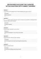 Epa 608 Practice Exam Type 1 Updated&NewLine;Actual Questions With Correct Answers&NewLine;