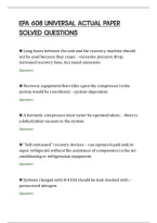 Epa 608 Universal Actual Paper&NewLine;Solved Questions&NewLine;