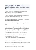 CPP Certified Payroll Professional Exam Study Guide &vert; Master Q&A&comma; Verified Solutions & APA Prep