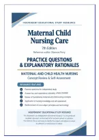 Maternal Child Nursing Care 7th Edition Test Bank&colon; Chapter-by-Chapter NCLEX-RN Practice Questions & Rationales