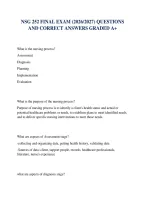 Nsg 252 Final Exam &lpar;2026&sol;2027&rpar; Questions And Correct Answers Graded A&plus;