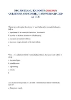 Nsg 320 Exam 2 Kahoots &lpar;2026&sol;2027&rpar; Questions And Correct Answers Graded A&plus; Gcu