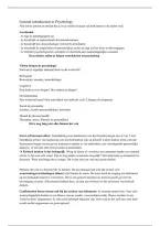 Samenvatting Algemene Inleiding tot de Psychologie &vert; Radboud Universiteit &vert; 2025&sol;26