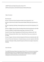 LADWP Mechanical Helper Examination &lpar;Class 3771&rpar;&NewLine;600 Practice Questions with Verified Answers & Detailed Rationales&NewLine;Table of Contents&NewLine;Exam Overview&NewLine;Domain 1&colon; Mechanical Tools&comma; Equipment & Safe Tool Use &lpar;Questions 1&ndash;75&rpar;&NewLine;Domain 2&colon; Mechanical Principles