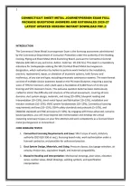 Connecticut Sheet Metal Journeyperson Exam Full Package