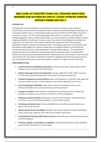 Wellcare Act Mastery Exam Full Package Questions Answers And Rationales 