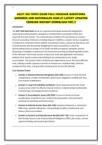 Acct 302 Topic Exam Full Package Questions Answers And Rationales 2026-27 