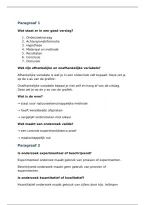 Samenvatting H3 Wetenschappelijk Onderzoek &vert; Biologie &vert; VWO 4 &vert; 2026&sol;2027
