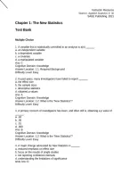 Test Bank for Applied Statistics II&colon; Multivariable and Multivariate Techniques 3rd Edition by Rebecca M&period; Warner
