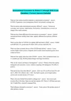 For International Economics by Robert Carbaugh Copyright 2026 Exam with correct Answers