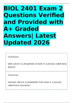 COMPLETE KNH188&sol; NURS478 &sol; BIOL 2401 AND SCIENCES &vert;LATEST UPDATED 2026-2027
