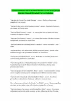 Solution Manual For Macroeconomics 3rd by Dean S Karlan Jonathan J Morduch Rafat Alam Andrew Wong Exam with correct Answers
