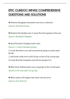 Epic Clindoc Inp402 Comprehensive&NewLine;Questions And Solutions