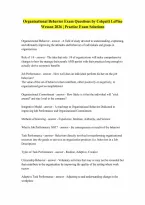 for Organizational Behavior Improving Performance and Commitment in the Workplace by Jason Colquitt Jeffery LePine Michael Wesson Exam Question with 1