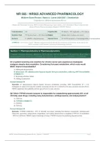 NR565 Advanced Pharmacology Midterm Review 2026&sol;2027 &vert; Rated A &vert; Pass Guaranteed - A&plus; Graded&NewLine;&NewLine;