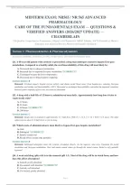 NR565 Midterm Study Bundle 2026&sol;2027 &vert; Complete Solutions &vert; Pass Guaranteed - A&plus; Graded