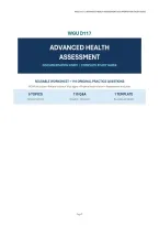 WGU D117 Advanced Health Assessment Documentation Form &vert; SOAP Notes & Complete Study Guide