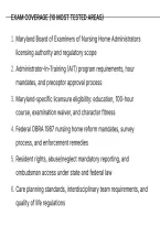 Maryland Nursing Home Adminisrtator Exam 1 Exam Questions And Correct Verified Solutions Latest Update This Year- Just Released&period;pdf&NewLine;&NewLine;