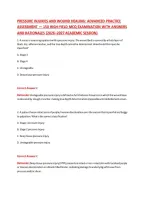 Pressure Injuries And Wound Healing&colon; Advanced Practice &NewLine;Assessment &mdash; 150 High-Yield Mcq Examination With Answers &NewLine;And Rationales &lpar;2026&ndash;2027 Academic Session&rpar; 