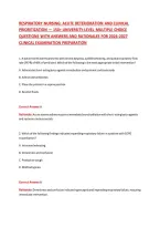 Respiratory Nursing&colon; Acute Deterioration And Clinical &NewLine;Prioritization &mdash; 150&plus; University-Level Multiple Choice &NewLine;Questions With Answers And Rationales For 2026-2027 &NewLine;Clinical Examination Preparation 