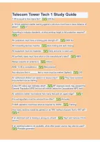 Telecom Tower Technician 1 Study Guide&colon; Practice Questions and Answer Explanations