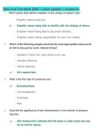CNA Final Exam Test Bank 2026&sol;2027 &vert; 150&plus; Practice Questions & Answers with Rationales &vert; Latest Study Guide