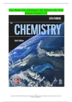 Test Bank For Chemistry 6th Edition By Julia Burdge Chapter 1-25&NewLine;